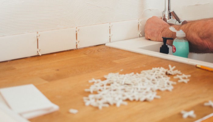 Memorial Day DIY Project: Install Peel and Stick Vinyl Tiles